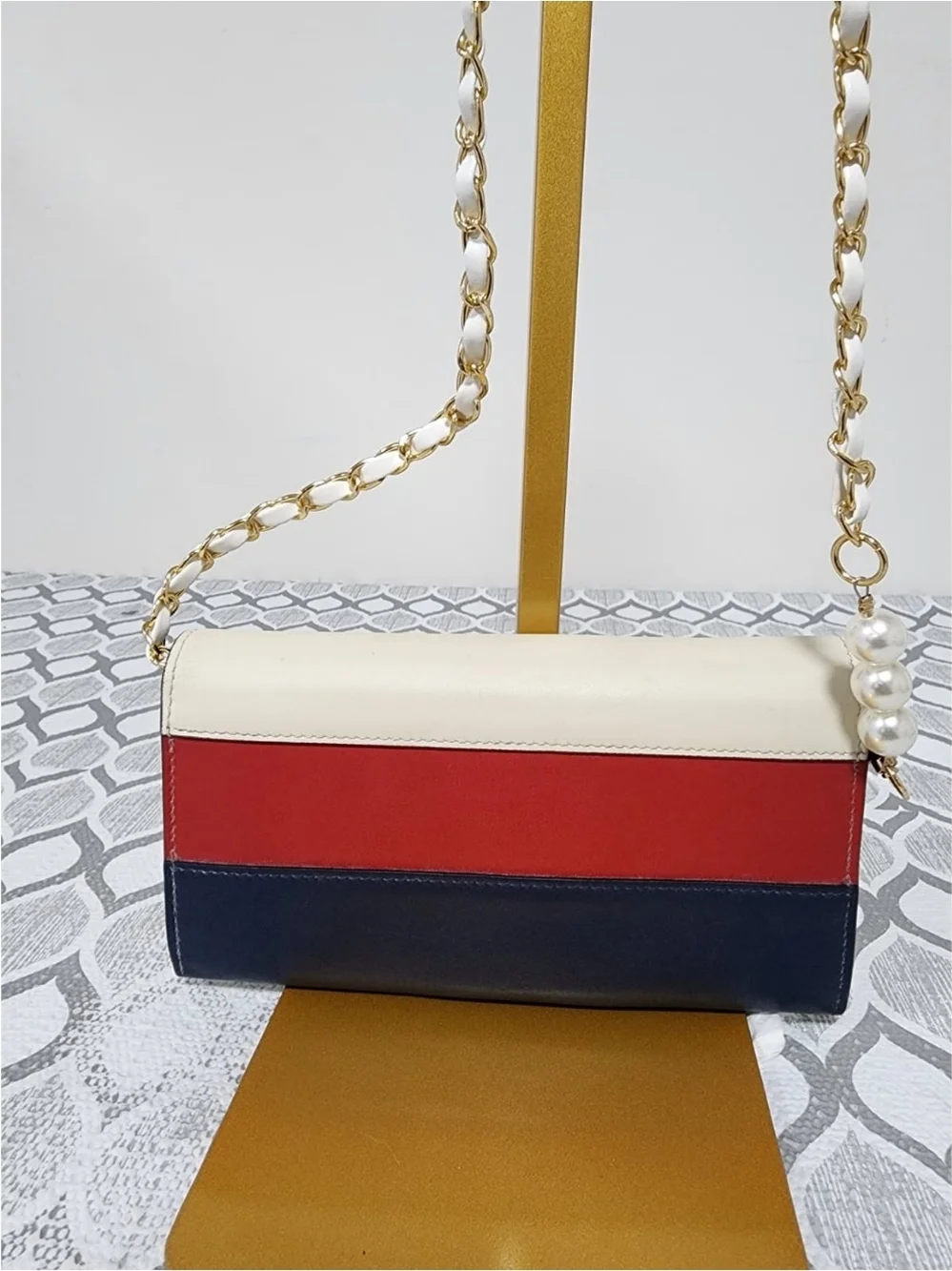 GUCCI Calfskin Queen Margaret Chain Wallet Multicolor - Picture 9 of 16